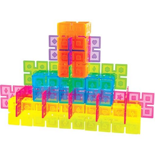 Guidecraft Skill Developmental Toy - Theme/Subject: Learning - Skill Learning: Color, Balance, Structural Analysis - 2 Year & Up - 96 Pieces