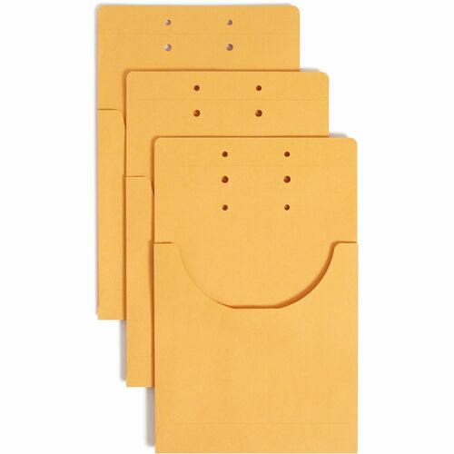 Smead Letter, Legal File Jacket - 3/4" Folder Capacity - 8 1/2" x 14" - 3/4" Expansion - 1 Pocket(s) - Kraft - Kraft - 100 / Carton