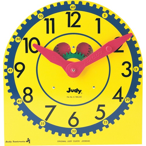 Carson Dellosa Education Original Judy Clock - Theme/Subject: Learning - Skill Learning: Time - 3 Year - Multi