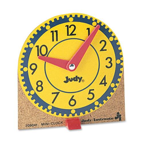 Carson Dellosa Education Mini Judy Clocks - Theme/Subject: Learning - Skill Learning: Time - 3 Year - Multi