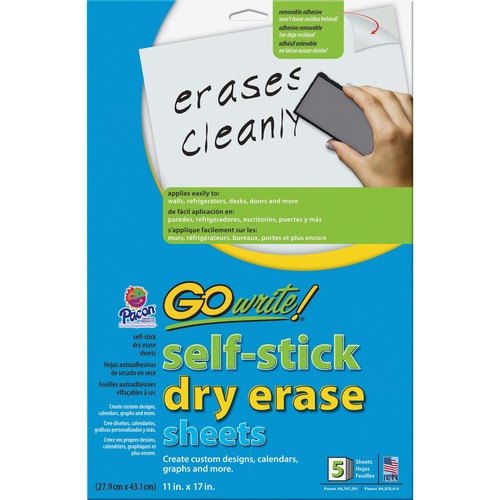Pacon Dry-Erase Rolls Adhesive 24"x20' 1 EA White AR2420 