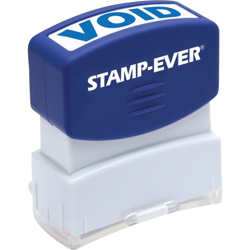 Stamp-Ever Pre-inked One-Clear Void Stamp - Message Stamp - VOID - 0.56" Impression Width x 1.69" Impression Length - 50000 Impression(s) - Blue - 1 Each