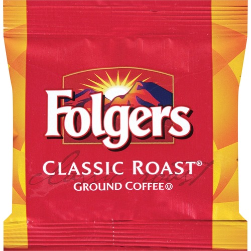 Folgers® Classic Roast Coffee - Medium - 0.9 oz - 36 / Carton