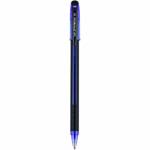 Uni-Ball Jetstream 101 Rollerball Pen - Bold Pen Point - 1 mm Pen Point Size - Blue Gel-based Ink - Blue Barrel - 1.0 Each