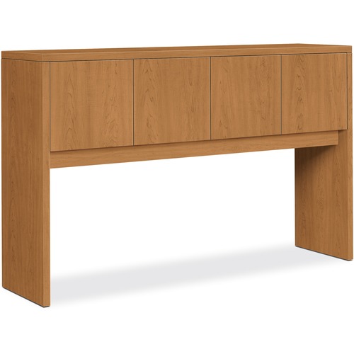 HON 105324 Stack On Hutch with Doors - 60" x 14.6" x 37.1" - Finish: Harvest, Laminate - Stain Resistant