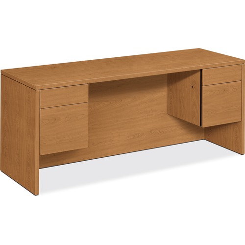 HON 10543 Credenza - 29.5" Height x 72" Width x 24" Depth - Finish: Harvest, Laminate - Stain Resistant - 1 Each