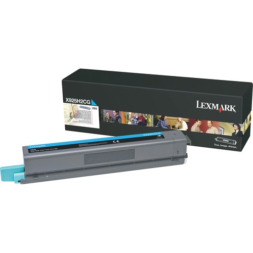 Lexmark X925H2CG Original Toner Cartridge - Laser - 7500 Pages - Cyan - 1 Each - Laser Toner Cartridges - LEXX925H2CG