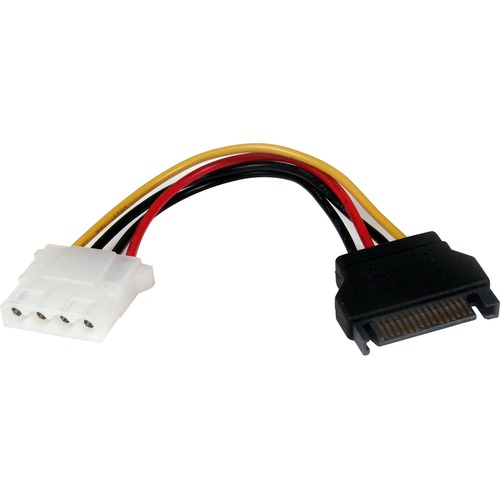 StarTech.com 6in SATA to LP4 Power Cable Adapter - F/M - Connect an IDE hard drive to a Serial ATA power connector