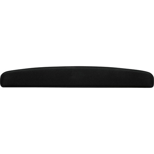 Allsop Memory Foam Wrist Rest - Black - (30205) - 1" x 18" x 2.80" Dimension - Black - Memory Foam, Rubber - Anti-skid, Stress Resistant
