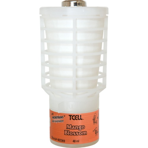 Rubbermaid Commercial TCell Odor Control Dispenser Refill - 6000 ft³ - Mango Blossom - 60 Day - Odor Neutralizer, VOC-free - 1 Each