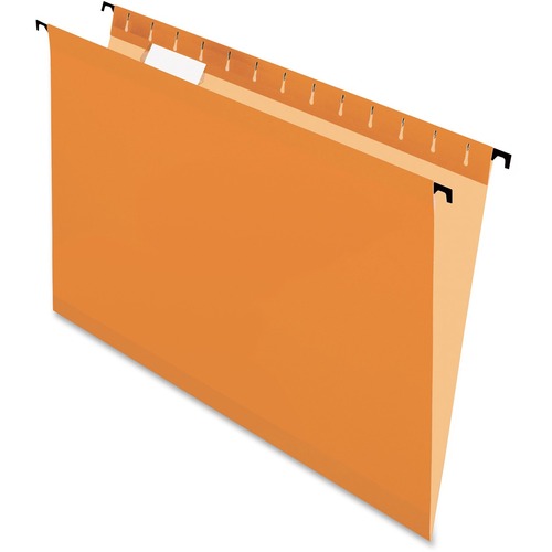 Pendaflex SureHook Legal Recycled Hanging Folder - 8 1/2" x 14" - Orange - 10% Recycled - 20 / Box = PFX6153CORA