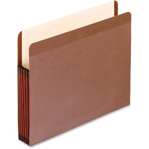 Pendaflex Legal Recycled Expanding File - 8 1/2" x 14" - 5 1/4" Expansion - Red Fiber - Redrope, Manila - 30% Recycled - 1 Each