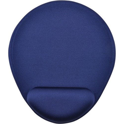First Base MP-127 Mini Round Mouse Pad - 0.25" (6.35 mm) x 8" (203.20 mm) x 9.25" (234.95 mm) Dimension - Blue - Gel, Lycra - 1 Pack = DTA02123