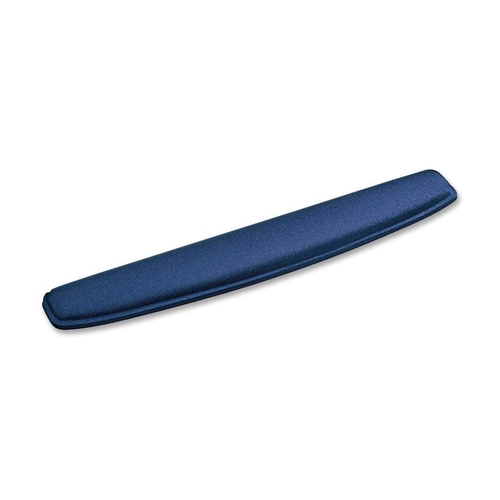 First Base MP-124 Contour Keyboard Wrist Rest - 0.75" (19.05 mm) x 18.50" (469.90 mm) x 3" (76.20 mm) Dimension - Blue - Gel - 1 Pack = DTA02122