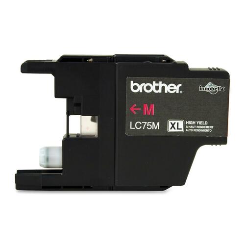 Brother LC75MS Original Ink Cartridge - Inkjet - 600 Pages - Magenta - 1 Each