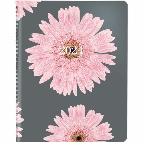 Blueline® Essential Pink Ribbon Monthly Planner - Monthly - December 2024 - January 2024
