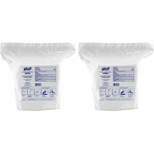 PURELL® Sanitizing Wipes - White - 1200 Per Pack - 2400 / Carton