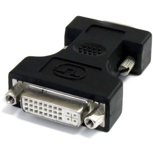 StarTech.com DVI to VGA Cable Adapter - Black - F/M - Use your DVI-I Display with a VGA video card - DVI to VGA - dvi to vga adapter - dvi to vga connector -dvi to vga converter