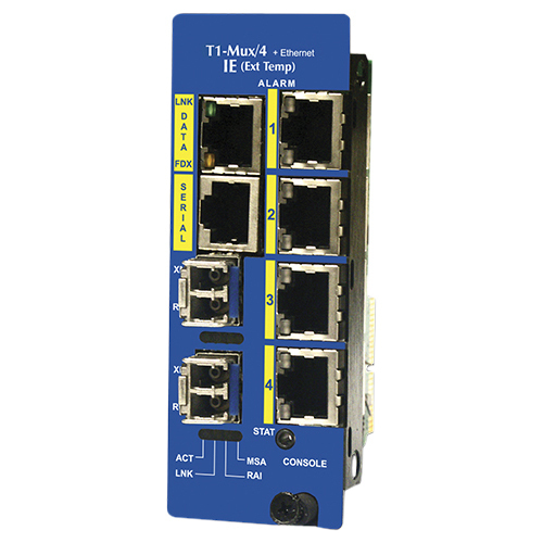 IMCV-T1-MUX/4 SFP (REQUIRES ONE OR TWO SFP/155 MODULE(S)