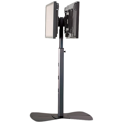 Chief MF26000S Medium Flat Panel Dual Display Floor Stand - Up to 55" Screen Support - 113.40 kg Load Capacity - Flat Panel Display Type Supported36" (914.40 mm) Width - Floor Stand - Silver