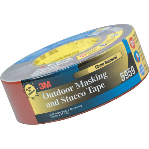BOX 3M 5959 Duct Tape - 2" Width x 45yd Length - 12 / Carton - Red
