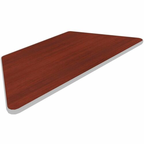 Star Tucana Conference Table Top - Trapezoid Top - 48" Table Top Width x 24" Table Top Depth x 1" Table Top Thickness - Henna Cherry