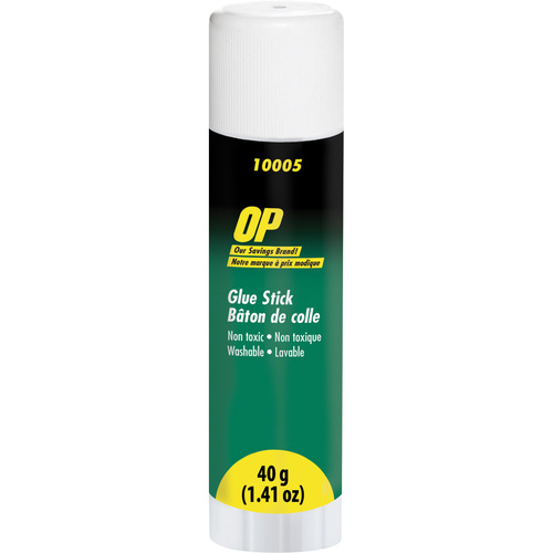 OP Brand Glue Stick - 40g - White - Glue Sticks & Pens - OPB10005