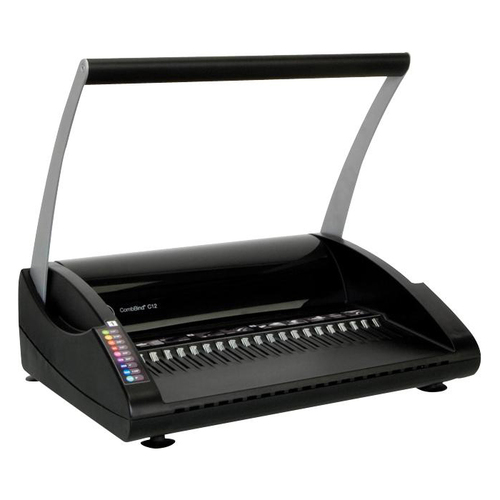 GBC CombBind C12 Binding Machine - 7.87" (199.90 mm) Height x 17.87" (453.90 mm) Width x 16.50" (419.10 mm) Depth