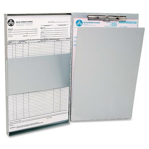 Westcott Legal Sheet Holder - Side Opening - Aluminum - 1 Each - Clipboards - ACM38015
