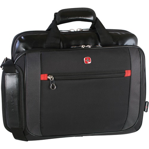 Holiday SWA0586 Carrying Case (Briefcase) for 15.6" Notebook - Black - Handle, Shoulder Strap - 12" (304.80 mm) Height x 15" (381 mm) Width x 3.50" (88.90 mm) Depth 