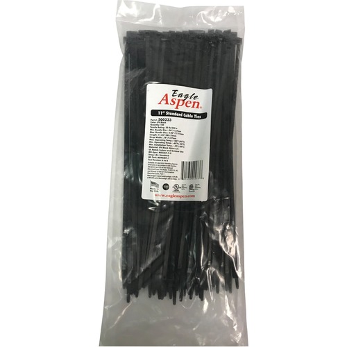 Pro Brand Cable Tie - Cable Tie - Black - 11" Length