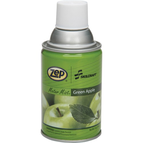 SKILCRAFT Zep Meter Mist Refill - Aerosol - Apple - 60 Day