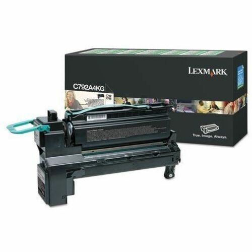 Lexmark C792A4KG Laser Toner Cartridge - Black Pack - 6000 Pages
