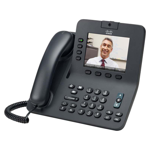 Cisco 8945 IP Phone - Corded - Desktop - Gray - 1 x Total Line - VoIP - 2 x Network (RJ-45) - PoE Ports