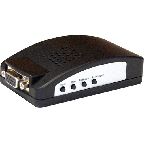 Bytecc HM104 BNC Composite and S-Video to VGA Converter (Wide screen) - Functions: Signal Conversion, Video Processing, Video Conversion - 1680 x 1050 - PAL, NTSC - VGA - 1 - External