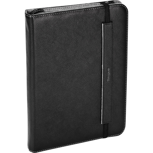 Targus Truss THZ06902US Carrying Case Tablet PC - Black, Gray - Leather Body - 9.8" Height x 7.8" Width x 1" Depth