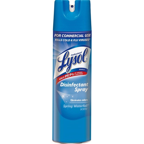 Reckitt Benckiser Spring Disinfect Spray - Ready-To-Use Spray - 19 fl oz (0.6 quart) - Spring Waterfall Scent - 1 Each - Clear