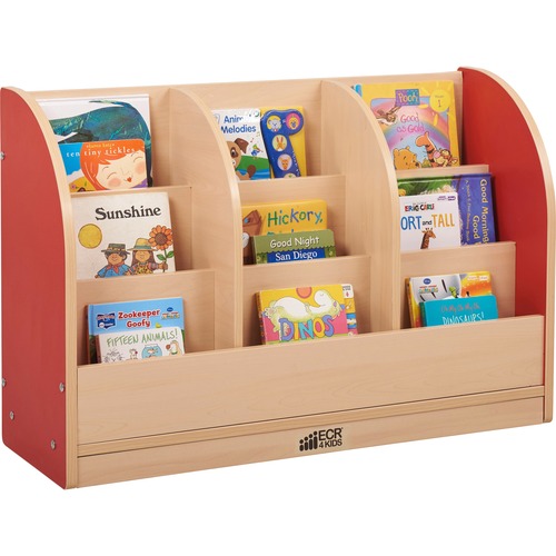 ECR4KIDS Toddler 1-side Maple Book Stand --ECR0721RD