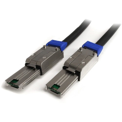 StarTech.com 1m External Mini SAS Cable - Serial Attached SCSI SFF-8088 to SFF-8088 - A High Performance External SAS Cable Designed for Connecting SAS Controllers and Hard Drives - 1m sff 8088 cable - 1m sff 8088 to sff 8088 cable - 1m external sas cable