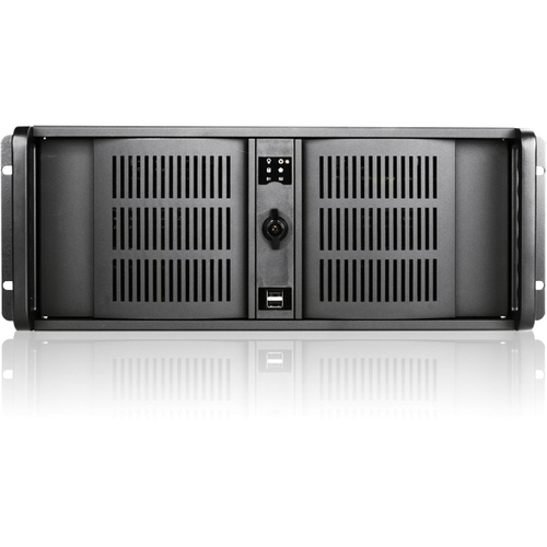 iStarUSA D Storm D-400-6 System Cabinet - Rack-mountable - Black - Zinc-coated Steel - 4U - 10 x Bay - 1 x Fan(s) Installed - ATX, Micro ATX Motherboard Supported - 2 x Fan(s) Supported - 6 x External 5.25" Bay - 2 x External 3.5" Bay - 2 x Internal 3.5" 