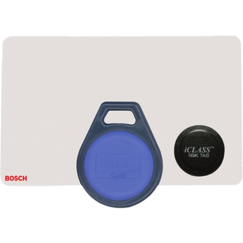 Bosch iCLASS 2K Wiegand Token (26-bit) - Printable - Smart Card - 10 - Black - Polycarbonate, Polycarbonate