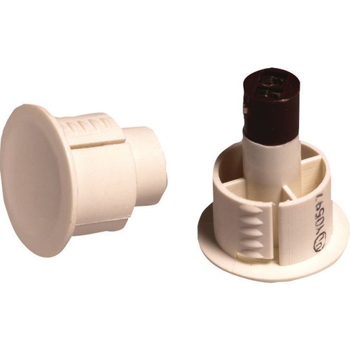 Bosch White Terminal Connection Contact - SPST (N.O.) - 0.98" Gap - Closed Loop - For Door - White