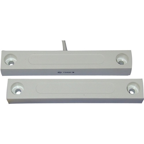Bosch White Commercial Contact - SPST (N.C.) - 2.50" Gap - Closed Loop - For Door - Cable - White