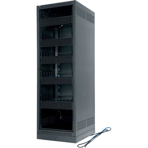 Middle Atlantic ERK Series Enclosure - 35U Rack Height x 19" Rack Width x 23.46" Rack Depth - Floor Standing - Black - Steel - 2500 lb Maximum Weight Capacity