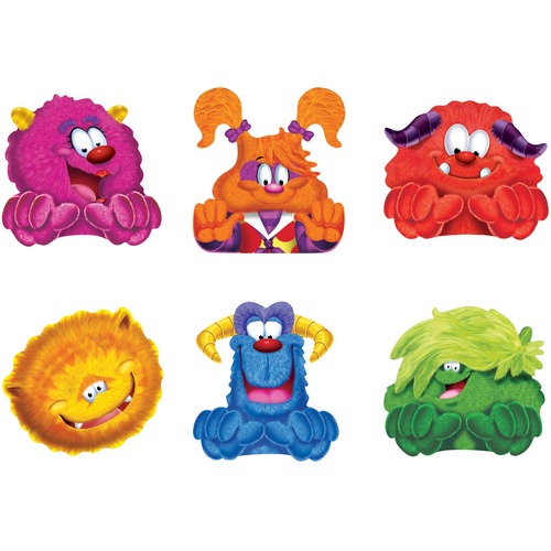 Trend Furry Friends Mini Accents Variety Pack, 3" - 36 / Pack