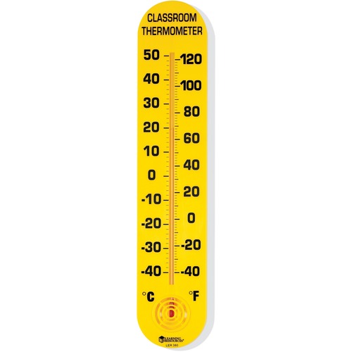Learning Resources 15" Classroom Thermometer - Easy to Read - For Indoor/Outdoor
