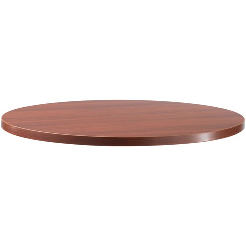Safco RSVP Tables Cherry Laminate Round Tabletop - Round Top - 1" Table Top Thickness x 42" Table Top Diameter - Cherry, High Pressure Laminate (HPL) - 1 Each
