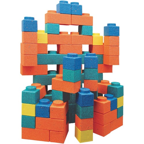 Pacon® Gorilla Blocks Extra Large Building Blocks - Skill Learning: Creativity, Logic, Reasoning, Communication, Eye-hand Coordination, Motor Skills - 1 Year & Up - 66 Pieces - Assorted