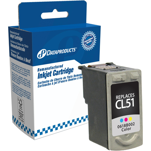 Dataproducts Ink Cartridge - Alternative for Canon 0617B002, 617B002, 618B002, 0618B002 - Cyan, Magenta, Yellow - Inkjet - High Yield - 545 Pages - 1 Each - Ink Cartridges & Printheads - DPSDPCCL51CA