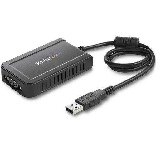 StarTech.com USB to VGA External Video Card Multi Monitor Adapter - 1920x1200 - Connect a VGA display for an entry-level extended desktop, multi-monitor USB solution - usb video card - usb video adapter - usb to vga adapter - external graphics card - usb  - Connector Adapters - STCUSB2VGAE3